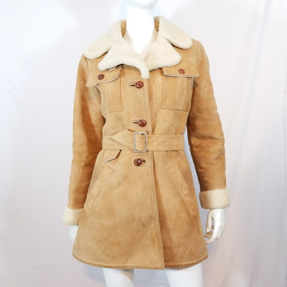 Matterhorn Napa California Jackets & Blazers - Matterhorn NAPA CA. Genuine Shearling A-line Coat